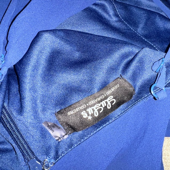 Lulus blue chiffon maxi dress - Picture 3 of 3